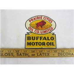 BUFFALO PRAIRIE OIL SIGN OFF SHIPPING CRATE