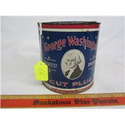 GEORGE WASHINGTON TOBACCO CAN