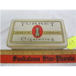 TURRET TOBACCO TIN