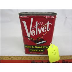 VELVET TOBACCO POCKET TIN