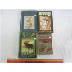 FOUR ANTIQUE THORTON BURGESS CHILDREN'S BOOKS