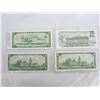 Image 2 : FOUR ONE DOLLAR BILLS (1) 1954, (2) 1967, (1) 1973