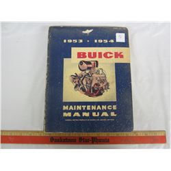 1953-54 BUICK MAINTENANCE MANUAL