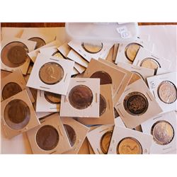 Lot of 50 - 50 Cent Pieces 1969-1984 Random