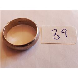 Vintage Sterling Silver Band Ring - (Men's 8?)