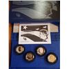 Image 1 : 50th ANNIVERSARY SILVER KENNEDY HALF DOLLAR SET 90% - 4 PIECES