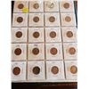 Image 1 : Sheet of 20 U.S. Jefferson Nickels - 1971 to 1991