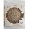 Image 1 : U.S. 1887S Morgan Silver Dollar - 90%