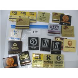 LOT of 27 NEW MATCH BOOKS - Casino - Kramer Caterpillar - Harley Davidson