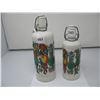 Image 1 : PAIR OF GERMAN DECORATIVE WINE BOTTLES