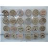 Image 1 : LOT OF 24 WOODEN NICKELS - All Different