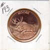 Image 1 : 1 OUNCE .999 FINE COPPER - MOOSE - 1OZ COPPER COIN - MOOSE