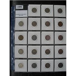 KING GEORGE VI NICKELS SET - 1937 to 1952  (19 Coins)