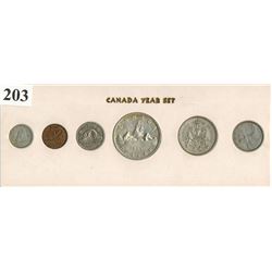 1959 CANADA YEAR SET - Silver