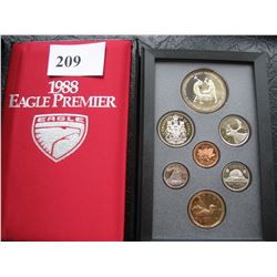 1988 CANADIAN PRESTIGE DOUBLE DOLLAR SET - Special Issue for Chrysler Eagle - Scarce