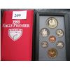 Image 1 : 1988 CANADIAN PRESTIGE DOUBLE DOLLAR SET - Special Issue for Chrysler Eagle - Scarce