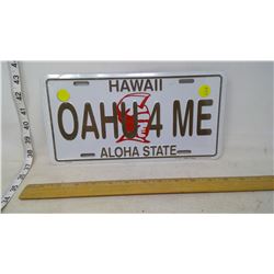 Hawaii License Plate