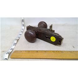 Old Door Knob with Key Lock