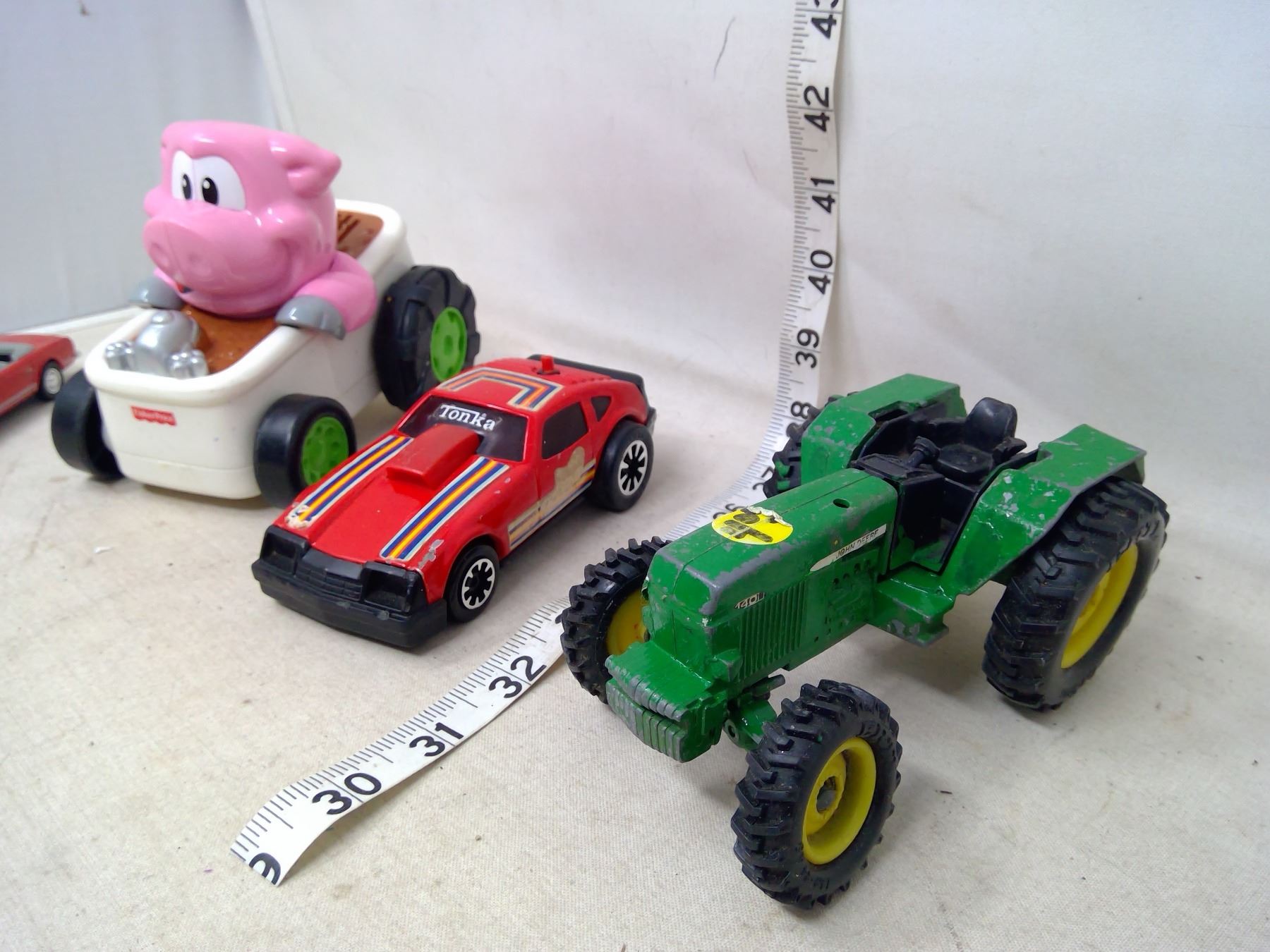 Tractor and Cars