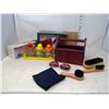 Image 1 : Shoe Shine Kit and Storage Jars