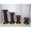 Image 1 : 4 Large Candle Holders/Stands