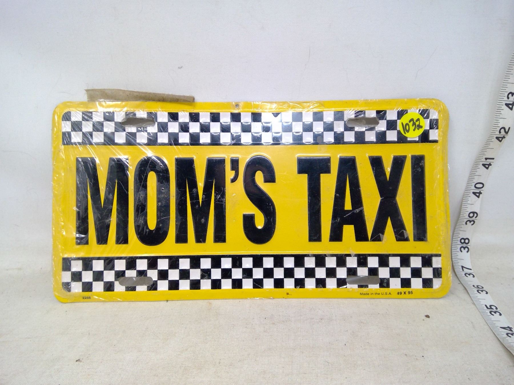 Mom's Taxi License Plate Mom's Taxi License Plate