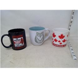 Canada, Owl, and Man Cave Mugs