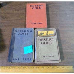 TWO DESERT GOLD BOOKS, ONE ARIZONA AMES