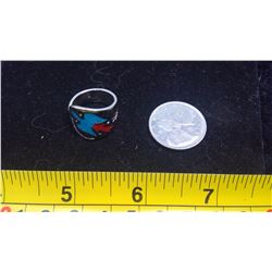 Red Coral Turquoise Chip - Size 6