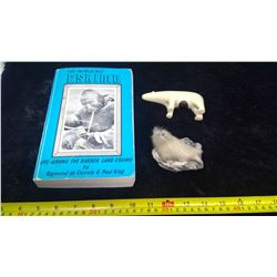 Eskimo Book, Seal, and Argillite Replica
