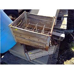 Lot of 2 Pop Bottle Drink Crates