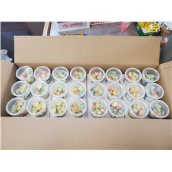 48 x 135g CANDY CUPS! 'assorted swirls'