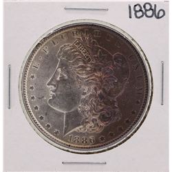 1886 $1 Morgan Silver Dollar Coin Amazing Toning