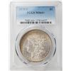 Image 1 : 1878-S $1 Morgan Silver Dollar Coin PCGS MS64+ Amazing Reverse Toning