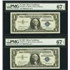 Image 1 : 1957 $1 Consecutive Silver Certificate STAR Notes PMG 67EPQ