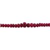 Image 3 : 14KT Yellow Gold 120.00ctw Ruby Beaded Necklace