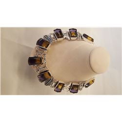 105ct Bi-Color Ametrine Necklace