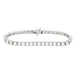 14KT White Gold 10.00ctw Diamond Tennis Bracelet