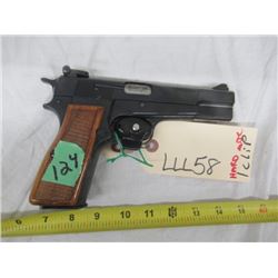 LLL58 Browning High Power SA 9 MM w 1 Clip After Market Magazine & Hard Case S# 72C38544
