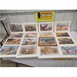 MMM Remington Portfolio of North American Big Game 15 Prints By Bob Kuhn