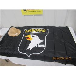 PPP 1) Airborne Flag 3'x5' 2) Safari Hat