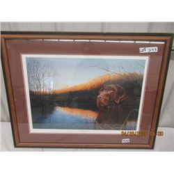 MNO Chocolate Sunrise Framed Print By David Lanier 26" x 33"