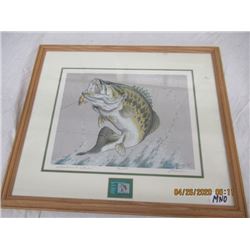 MNO Small Mouth Strike -Numbered Print 86/200 By Linda Mason 18" X 21"