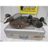 Image 1 : WWW - Silver Large Hard Case w 4 Plastic Duck Decoys