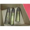 Image 1 : WWW - 3) WWI Military Ammo -1 Pounder Shells (37MM)