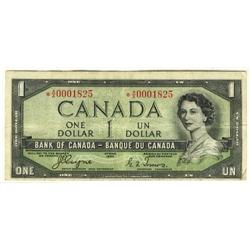 BC-29aA 1954 $1 Devils face / replacem