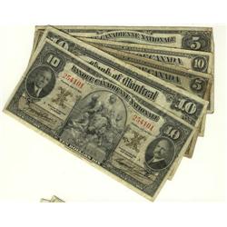 Lot of 5 different small size chartered