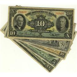 Lot of 5 different small size chartered