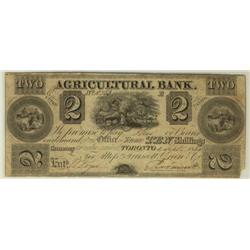 Agricultural Bank  1834  $2  Charlton #