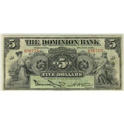 The Dominion Bank  220-16-14  1925  $5 